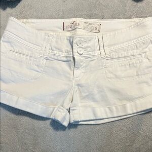 Hollister Women's Crisp White Jean Shorts Sz 5